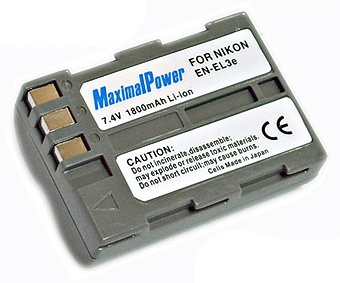 MaximalPower En-El3e 1800mAh