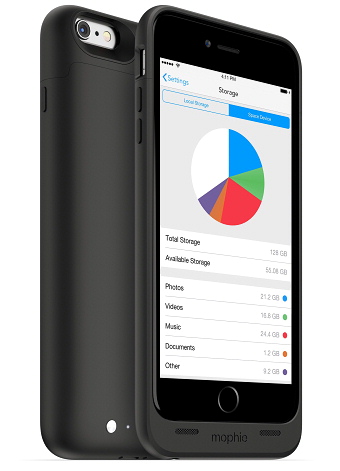 Mophie Space Pack for iPhone 6+/6S+ 2600mAh