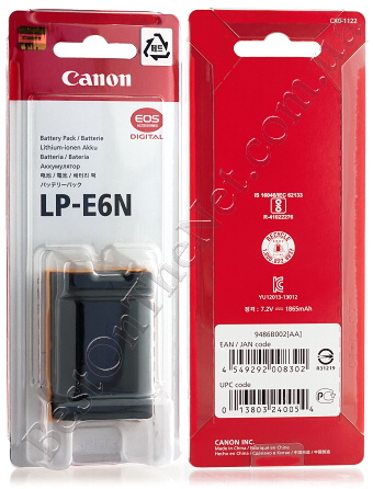 Canon LP-E6N 1865mAh оригинальный