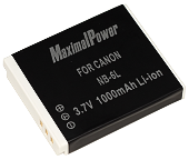 MaximalPower NB-6L 1000mAh