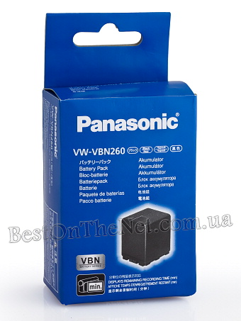 Panasonic VW-VBN260 2500mAh 