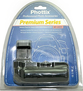 Phottix BP-400D Premium Battery Grip + 2x NB-2LH