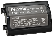 Phottix En-El4a Titan Premium 2200mAh