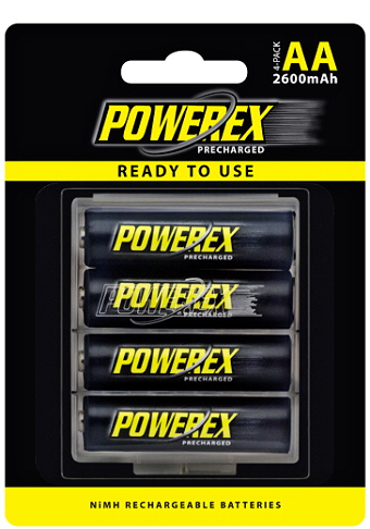 PowerEx (Ready for Use) AA 2600mAh in box