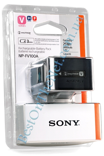 Sony NP-FV100A 3410mAh (25Wh) 
