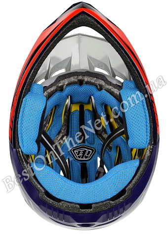 Troy Lee Design Stage Helmet (Silver-Navy)